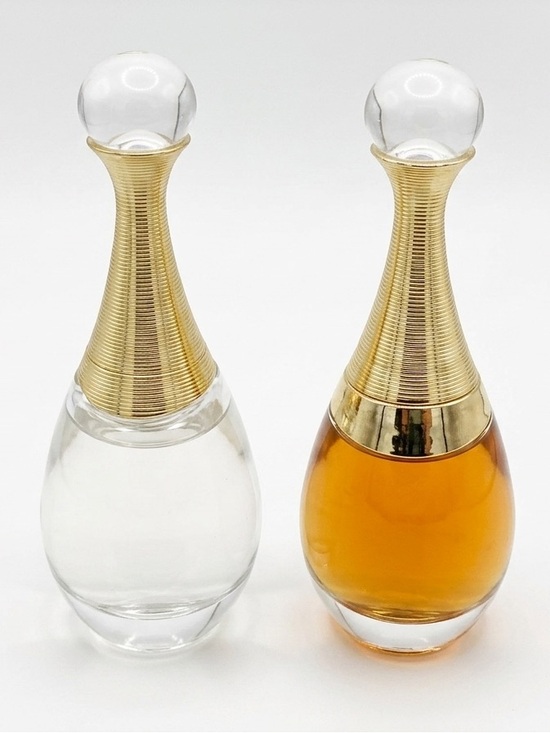 Dior Other - Dior Gold-Accented Clear and Amber Glass Vases